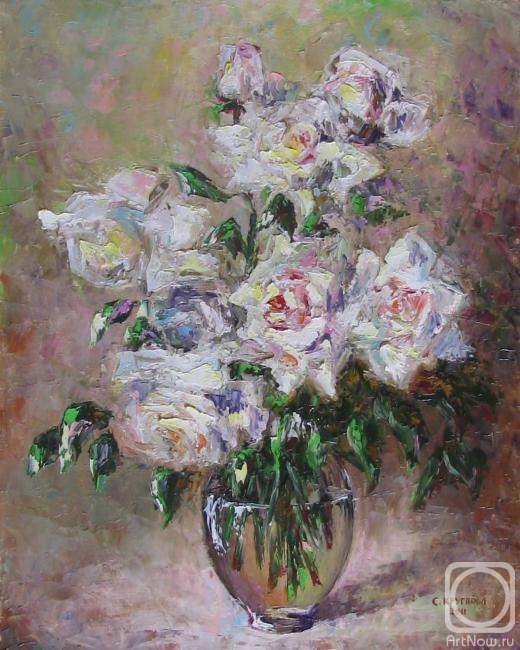Kruglova Svetlana. White Roses