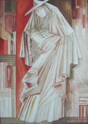Female figure in a tunic 2. Fedorova Nina