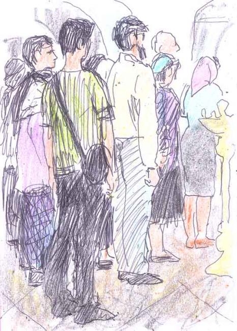 Karaceva Galina. In the temple