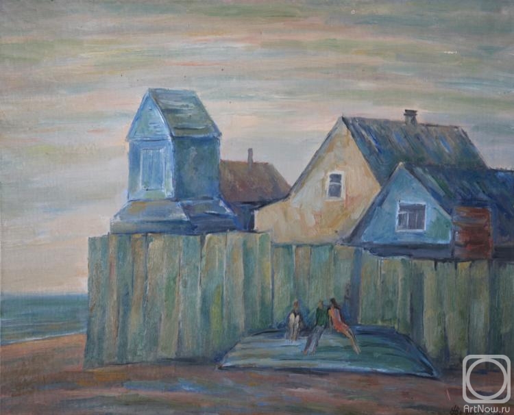 Vyrvich Valentin. Village by the sea