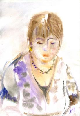 Portrait of the artist Maria Semenova