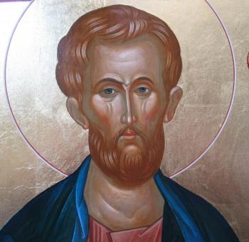 St. martyr Inna Novodunsky, Slav. Face. Kutkovoy Victor