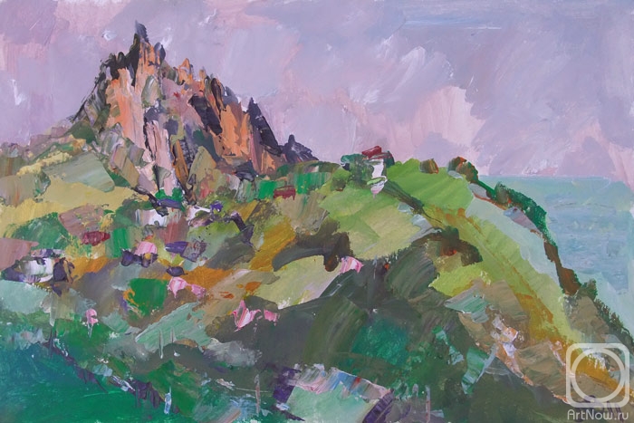 Lityshev Vladimir. Karagach in the evening