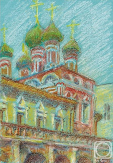 Kazmina Olga. Sketch in the Vysokopetrovsky Monastery