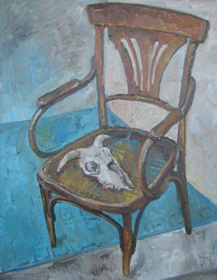 Still life (Arm Chair). Pomelov Fedor