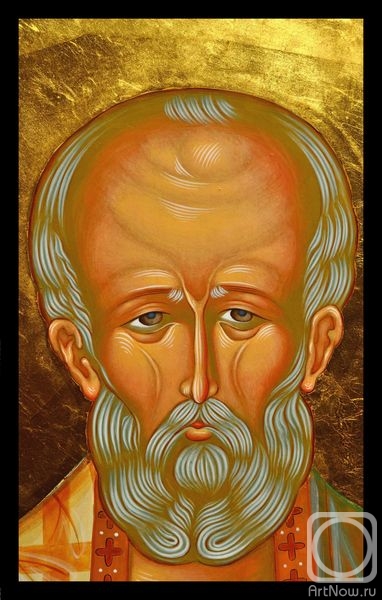 Kazanov Pavel. Saint Nicholas the Wonderworker (fragment)