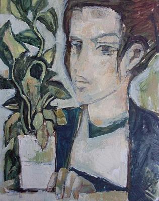 Portrait with flower. Ponedelko Evgeny