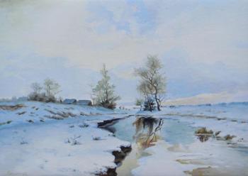 Kopiy kartiny G.Endogurov Ottepel