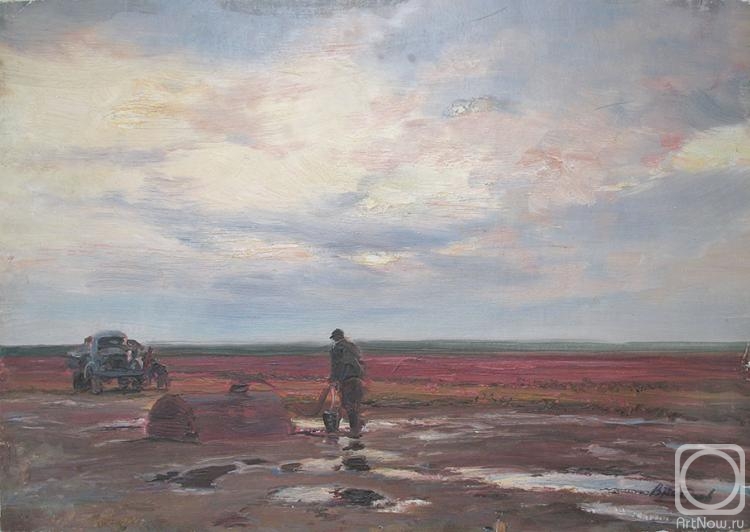Petrov Vladimir. Gas station in the steppe