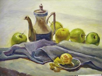 Картина «Натюрморт с яблоками»