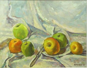 Картина «Натюрморт с яблоками»