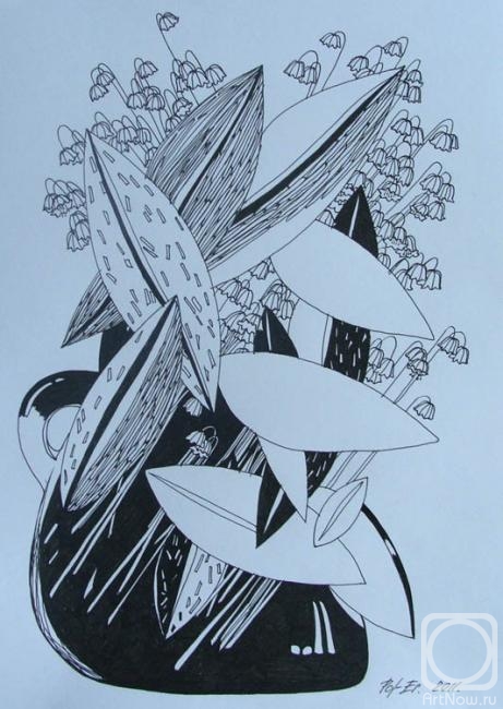 Roshina-Iegorova Oksana. Lilies of the valley