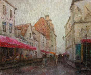 Montmartre. Rain. Konturiev Vaycheslav