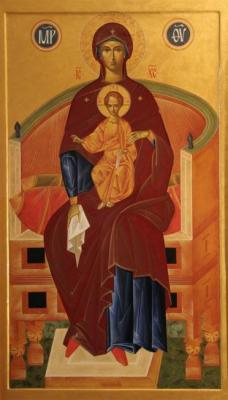 Kutkovoy Victor Semenovich. Icon of the Mother of God of Platyater
