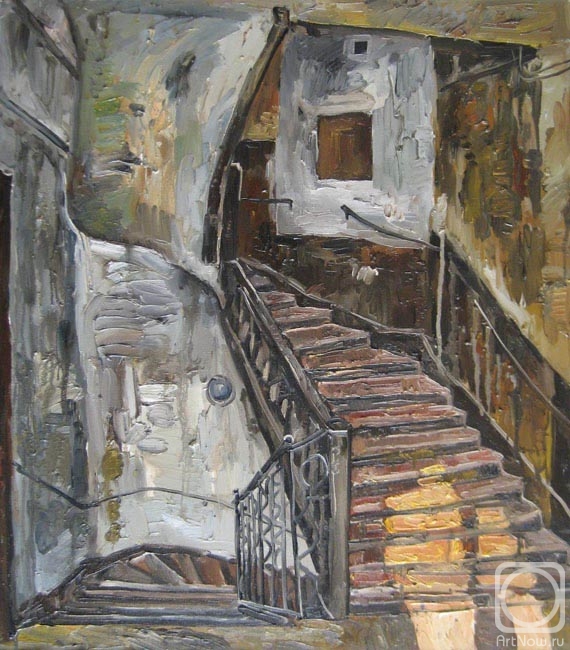 Pomelov Fedor. Paris stairs