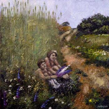 The June grass. Ivanova Olga