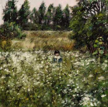 The flowering field. Ivanova Olga