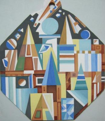 Composition of geometric shapes. Fedorova Nina