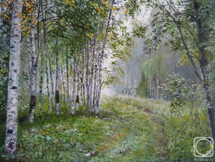 Vankhonen Alexey. Morning in a wood