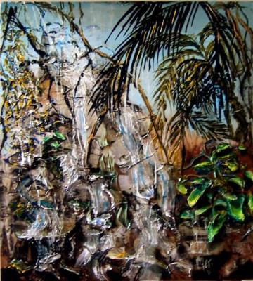 Rain Forest. Sculpture Painting. Scorupsky Julia