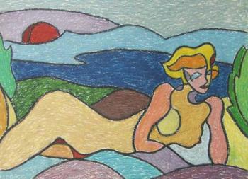 Sunbathing. Kyrskov Svjatoslav