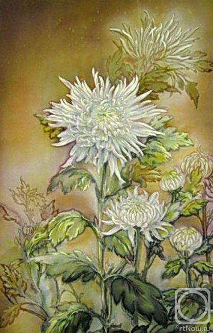 Godich Marina. White chrysanthemum