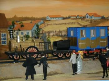 The arrival of the first train from St. Petersburg to Tsarskoye Selo (fragments)