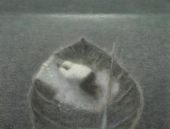 In the boat. Petrov-Kaban Mihail