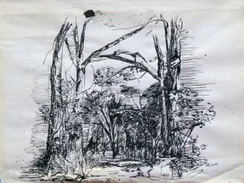 ink landscape