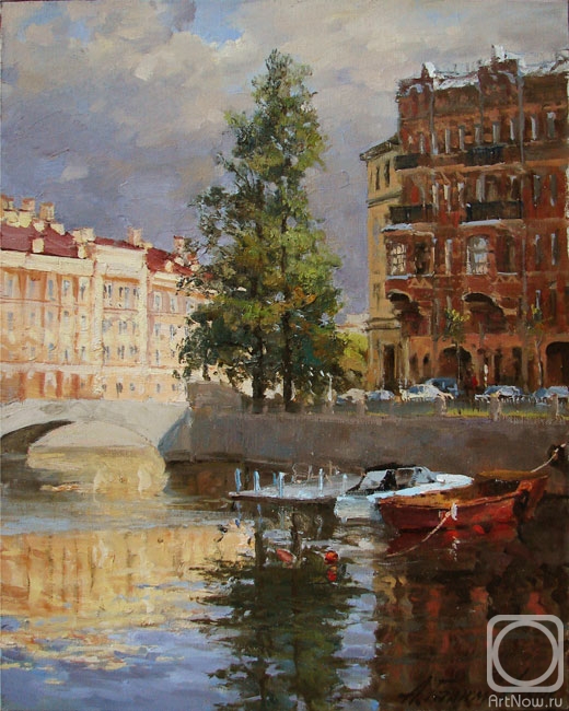 Galimov Azat. Griboyedov Canal. Reflection