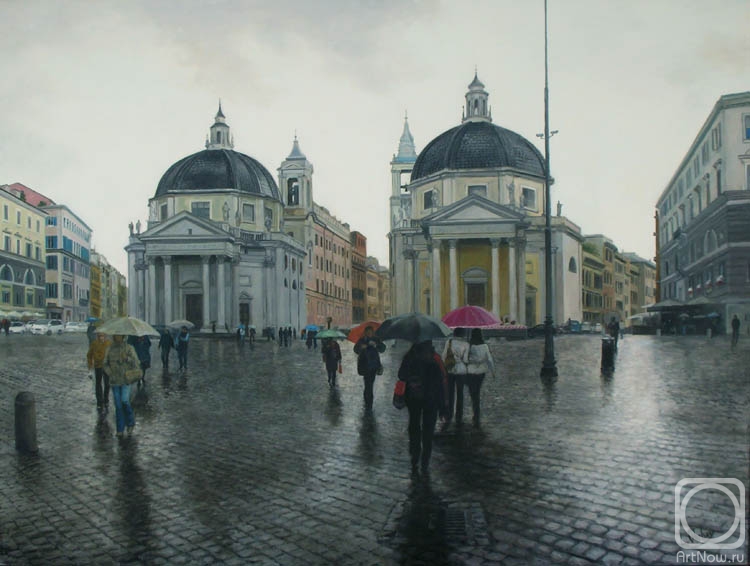 Obolsky leonid. It's rainy in Rome