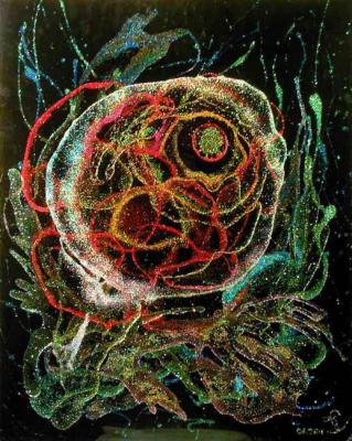 The rose (Stained Glass Rose). Stolyarov Vadim