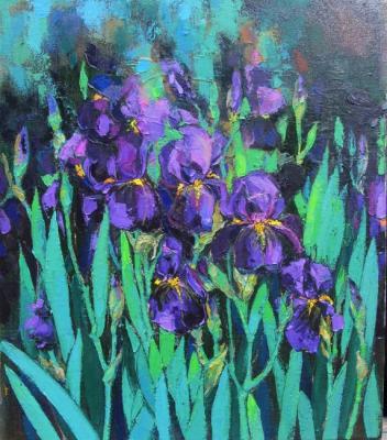 Amethyst irises