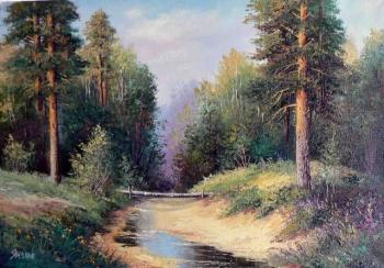 Stream in the forest. Yanulevich Henadzi