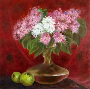 Lilac and apples