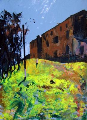 Landscape with a mill. 2011. Makeev Sergey