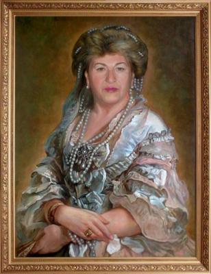 Portrait of Faina (fancy-dress). Polyakov Oleg