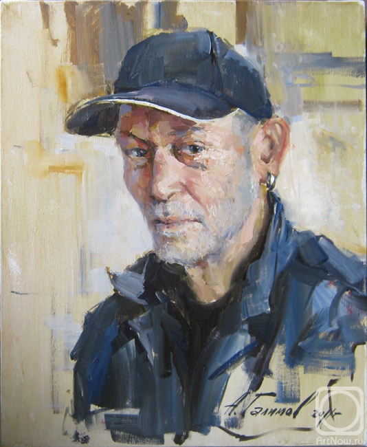 Galimov Azat. Portrait of a Bulgarian artist Yavor Vitanov