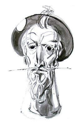 Don Quixote in Mambrinos Helmet. Chistyakov Yuri