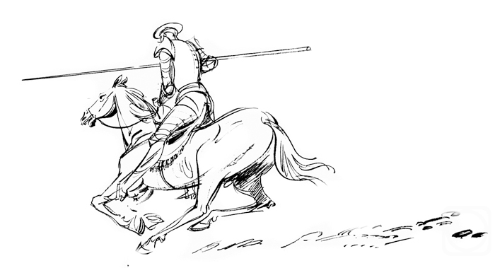 Vrublevski Yuri. Illustrations to "Quixote"� 23/77