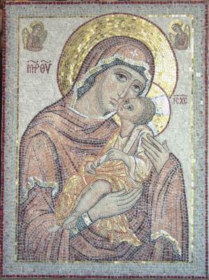 Icon of the Theotokos Of Tenderness. Masterkova Alyona