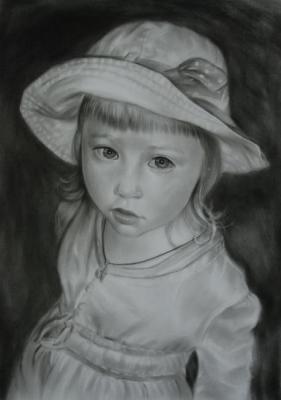Portrait of a baby girl. Sidorenko Shanna