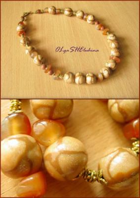 Beads "Caramel" (). Sheluhina Olga