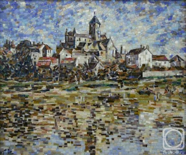 Shestakova Natalja. Interpretation of work of Claude Monet Church in Vetyoje