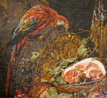 Still-life with a parrot