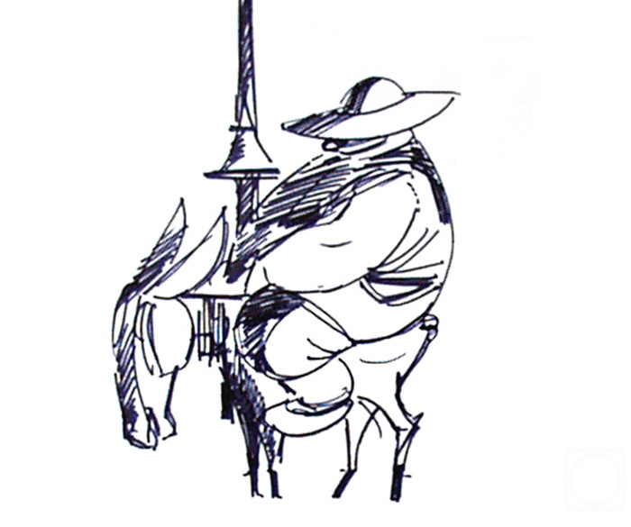 Vrublevski Yuri. Illustrations to "Quixote"� 21/76