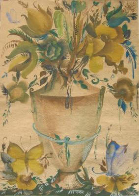 Vase with flowers. Fedorova Nina