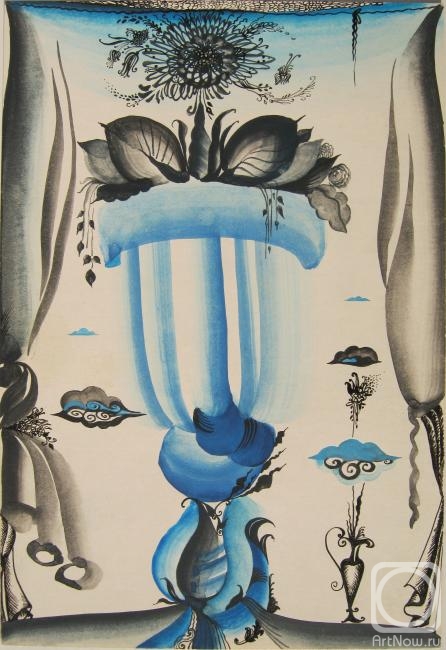 Fedorova Nina. Blue Vase