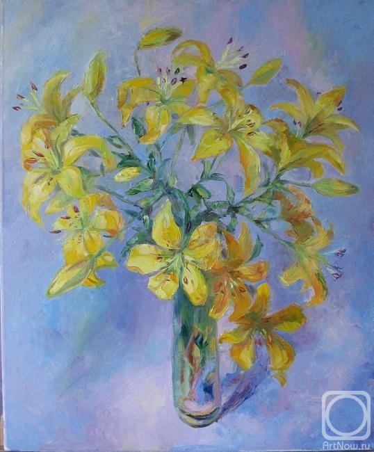 Klushnik Natalia. Yellow lilies