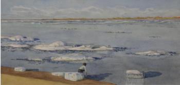 Ice near Yakutsk. Tumanov Vadim